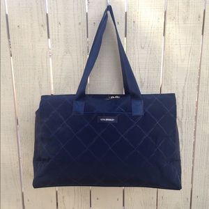 VB NWT Preppy Poly Triple travel bag in Black.